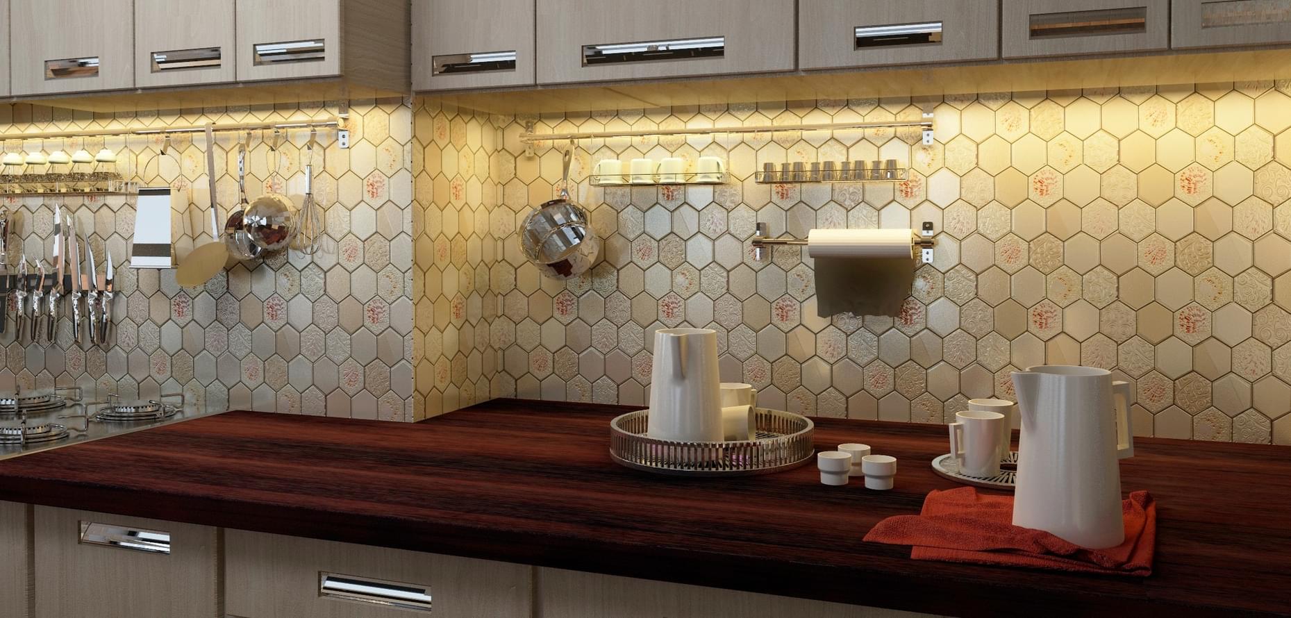 мозаика плитка для кухни на фартук фото