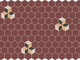 Плитка TopCer коллекция Hexagon Inserts