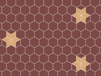 Плитка TopCer коллекция Hexagon Inserts