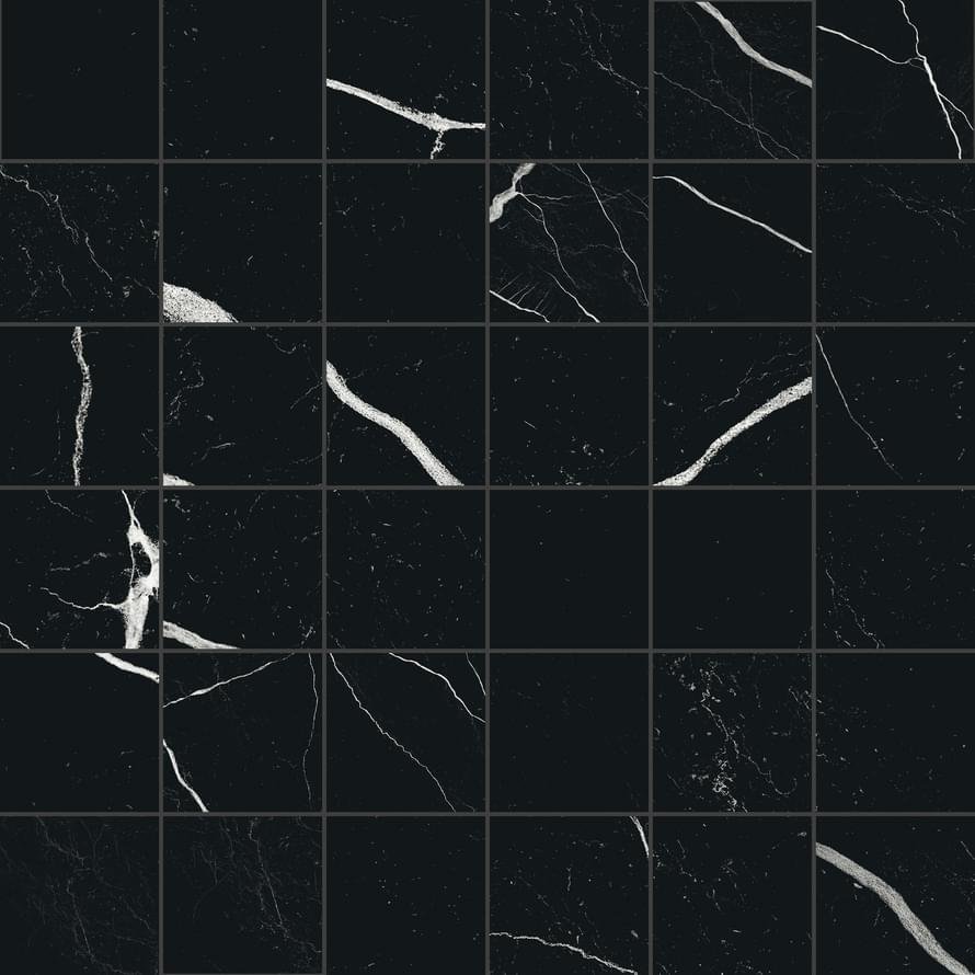 41zero42 Mate Mosaic Marmo Nero 30x30