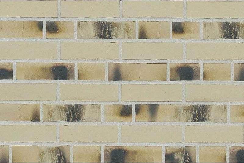 ABC Klinker Klinker Fasad Wasserstrich Beige Kohle Str 7.1x24