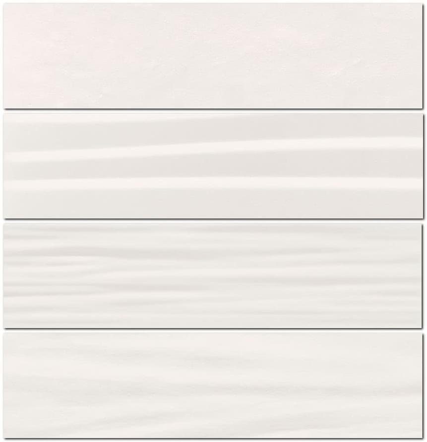 ABK Do Up Touch Brick Mix 4 White Matt Rett 7.5x30