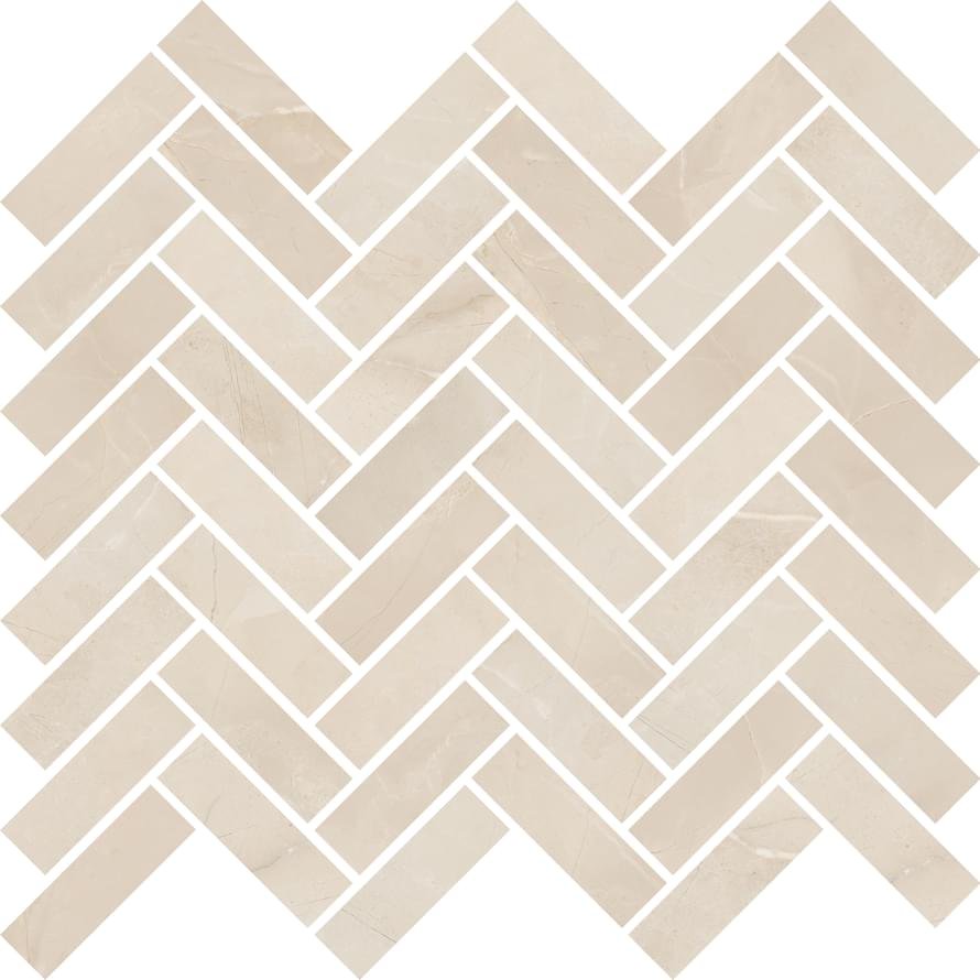 ABK Sensi Mos Chevron Sable Sahara Cream 30x30