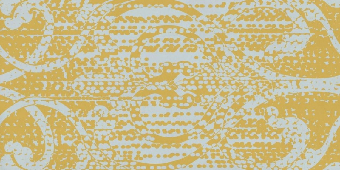 ABK Wide And Style Plus Antiques Mustard Digit+ Set 4 Pcs 120x240