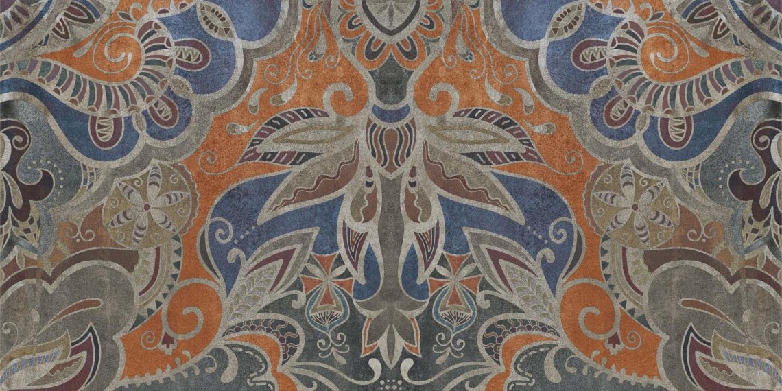 ABK Wide And Style Plus Carpet Orange Digit+ 60x120