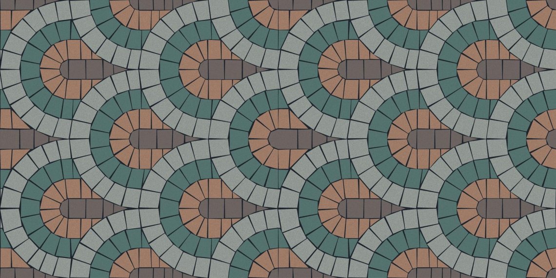 ABK Wide And Style Plus Digital+ Pave Sage Set 4 Pcs 120x240