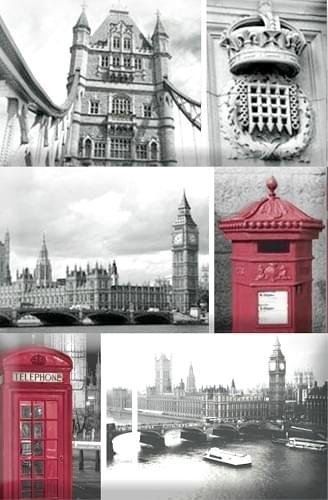 Absolut Keramika Monocolor Biselado Composicion London Calling C 15x22.5