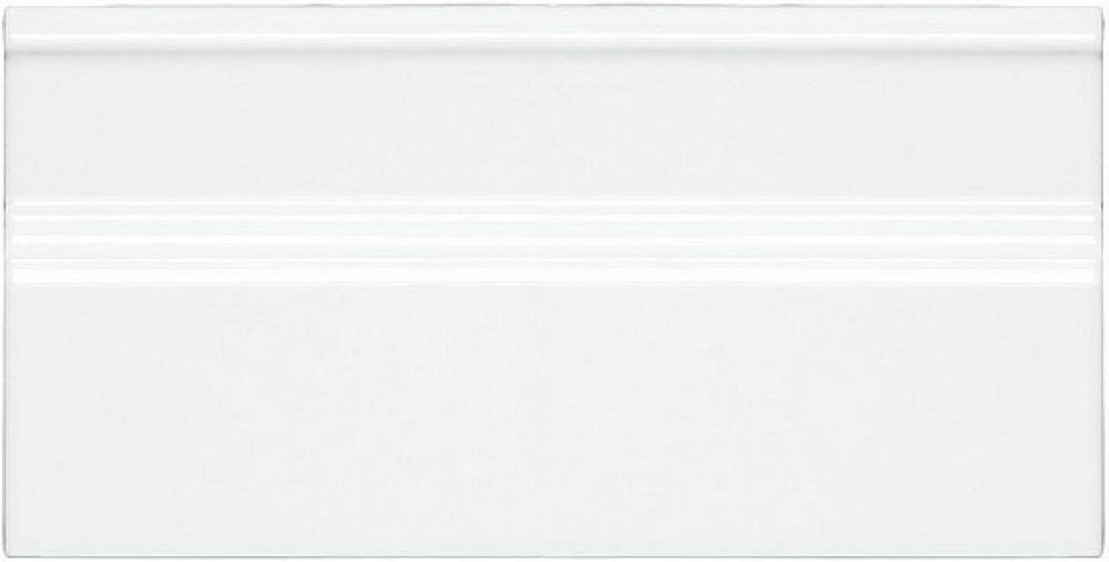 Adex Neri Rodapie Clasico Blanco Z 15x30