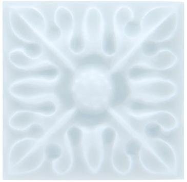 Adex Studio Taco Relieve Flor 2 Ice Blue 3x3