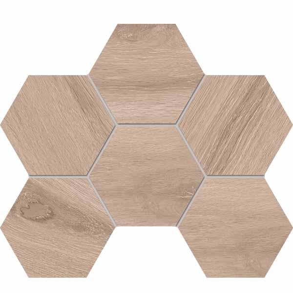 Ametis Selection Мозаика Si01 Hexagon Мат 25x28.5