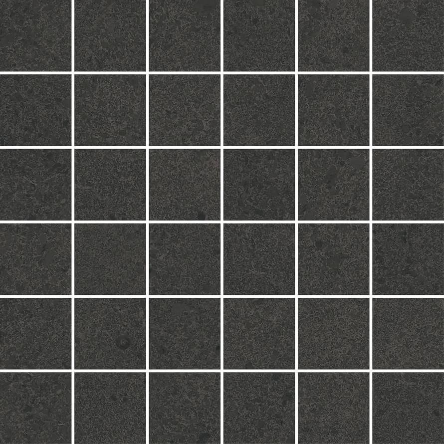 Arcana Black And Cream Black Mosaic Night 30x30