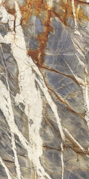 Ariostea Ultra Marmi Blue Tempest Block B Luc Shiny 150x300