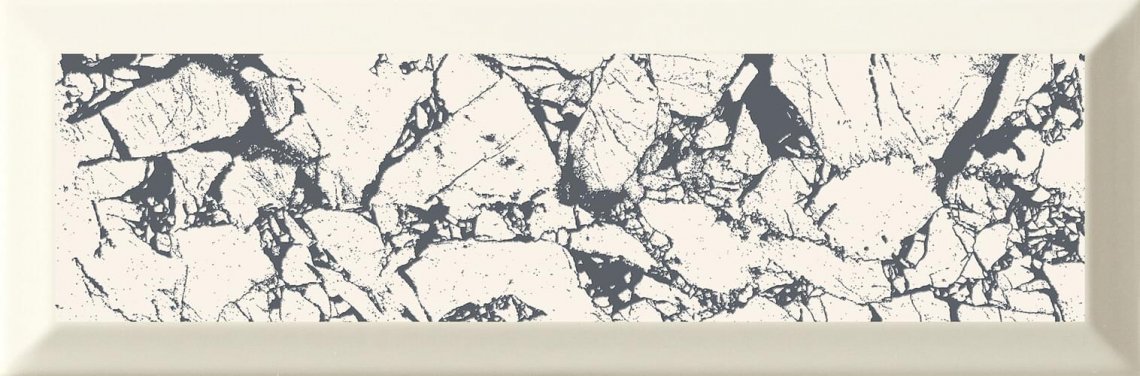 Arte Senza Dekor Bar White 7.8x23.7