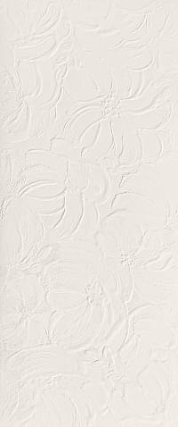 Atlas Concorde 3D Wall Plaster Bloom White 50x120