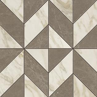 Atlas Concorde Marvel Edge Gris Calacatta Mosaico Cubes Lap. 36.5x36.5