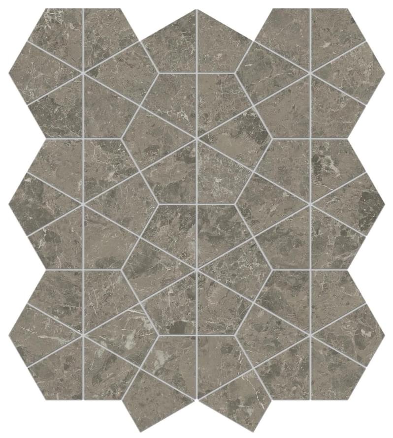 Atlas Concorde Marvel Meraviglia Grigio Elegante Hexagon Lapp 40.3x46.6