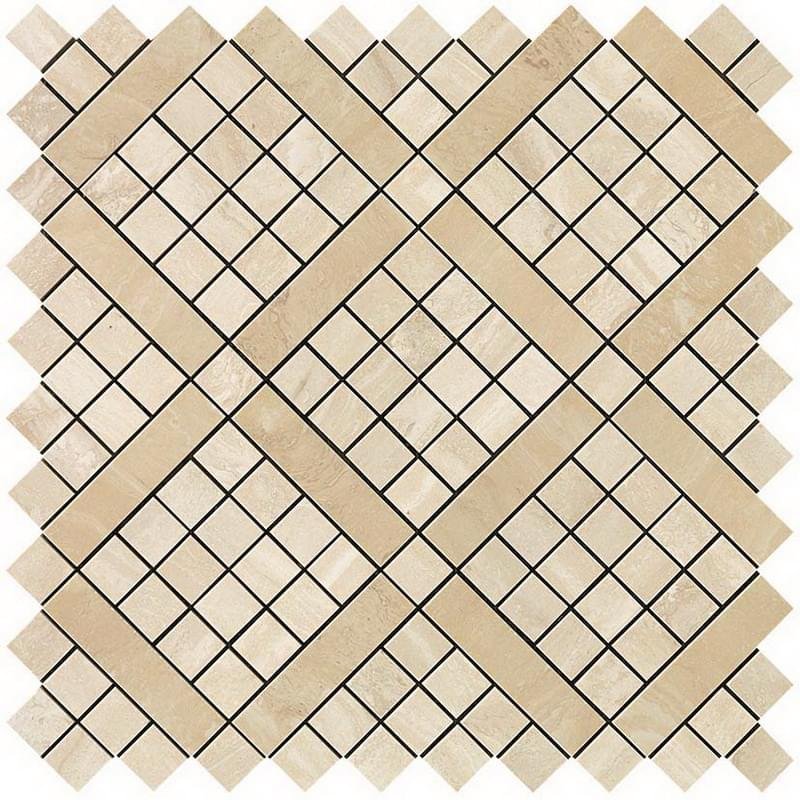Atlas Concorde Marvel Pro Trav. Alabastrino Diagonal Mosaic 30.5x30.5