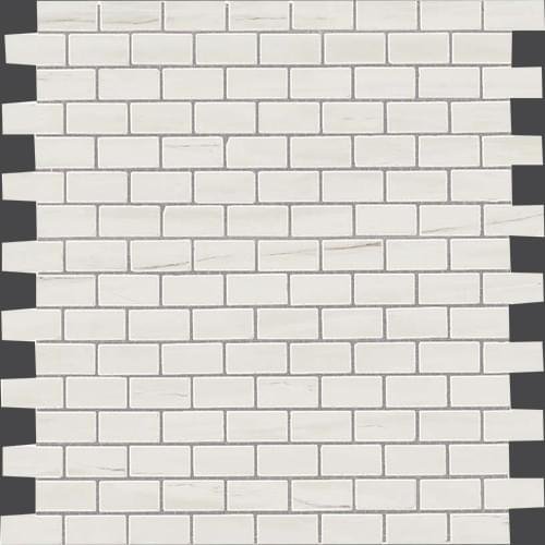 Atlas Concorde Marvel Stone Bianco D. Mosaico Lapp. Burattato 29.8x29.8