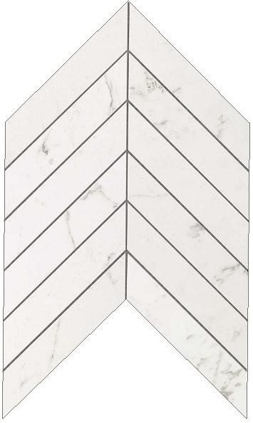 Atlas Concorde Marvel Stone Carrara Pure Chevron Wall 30.5x25