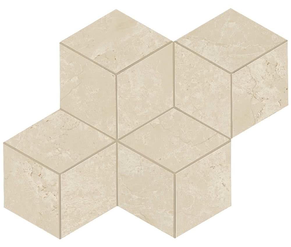 Atlas Concorde Marvel Stone Cream Prestige Mosaico Esag. Lapp. 30x35
