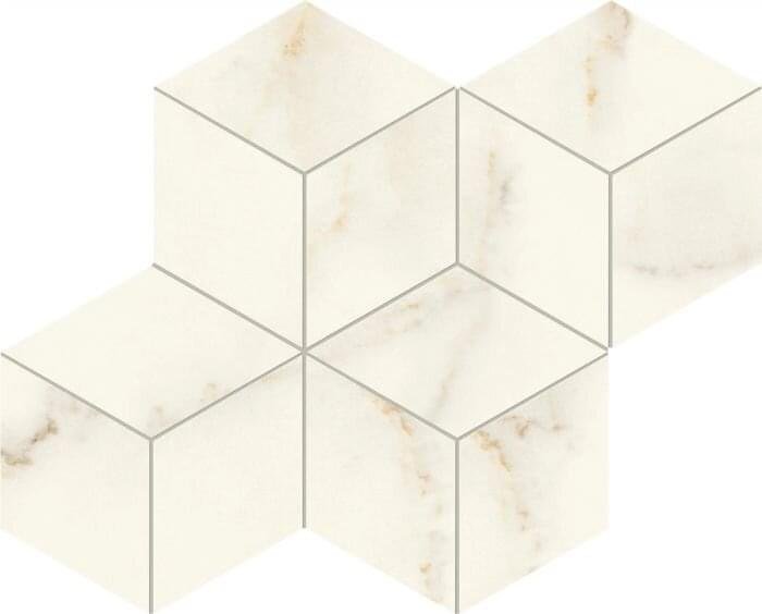 Atlas Concorde Marvel X Calacatta Apuano Mosaico Esagono Silk 30x35