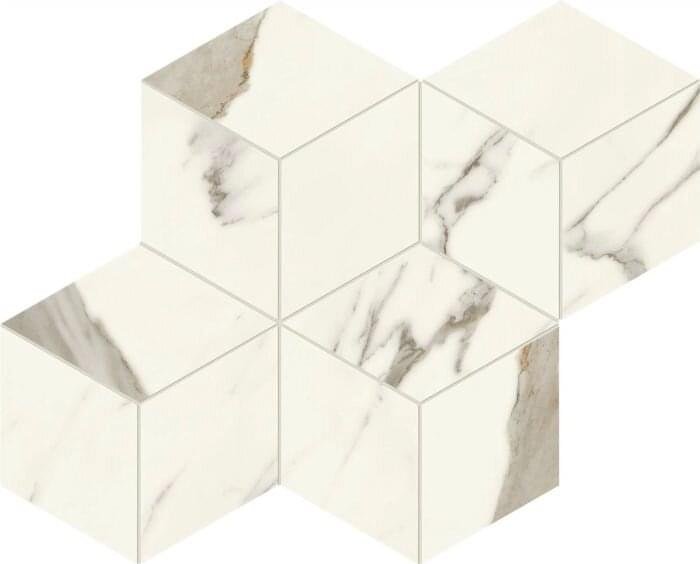 Atlas Concorde Marvel X Calacatta Sublime Mosaico Esagono Silk 30x35