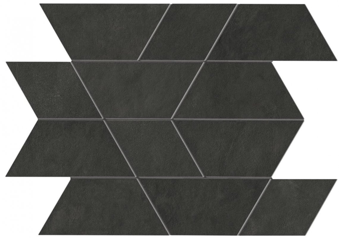 Atlas Concorde Prism Graphite Mosaico Maze Matt 31x35.7