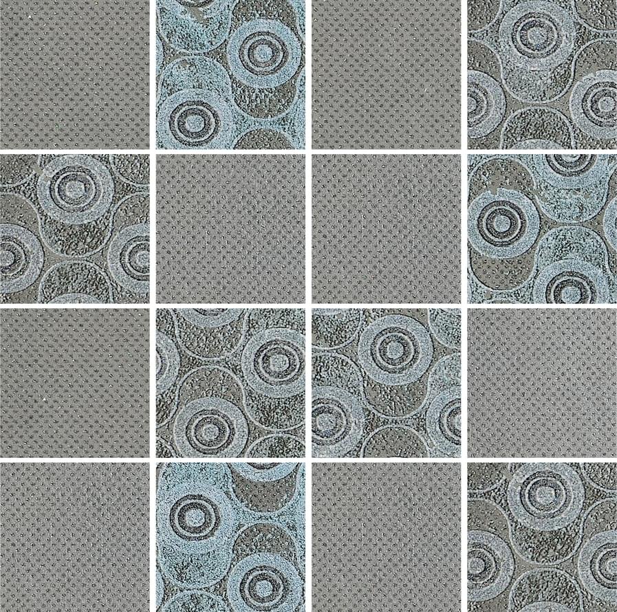 Bassanesi Luci Di Venezia Cristallo Intreccio Onde Grey 7.2x7.2 30x30