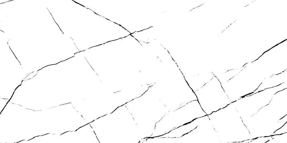 Bluezone Delta White Black 60x120