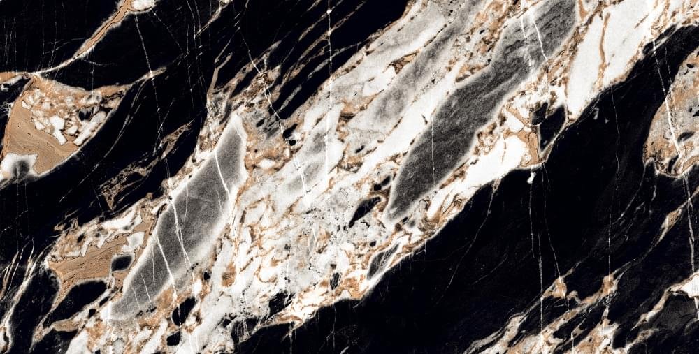 Bluezone Porcelain Noks Black A High Glossy 60x120