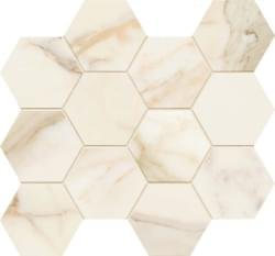 Caesar Anima Futura Golden White Esagono 28.5x33