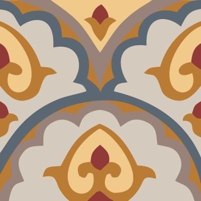 Carodeco Les Fleurs Et Arabesques 7920-1 20x20