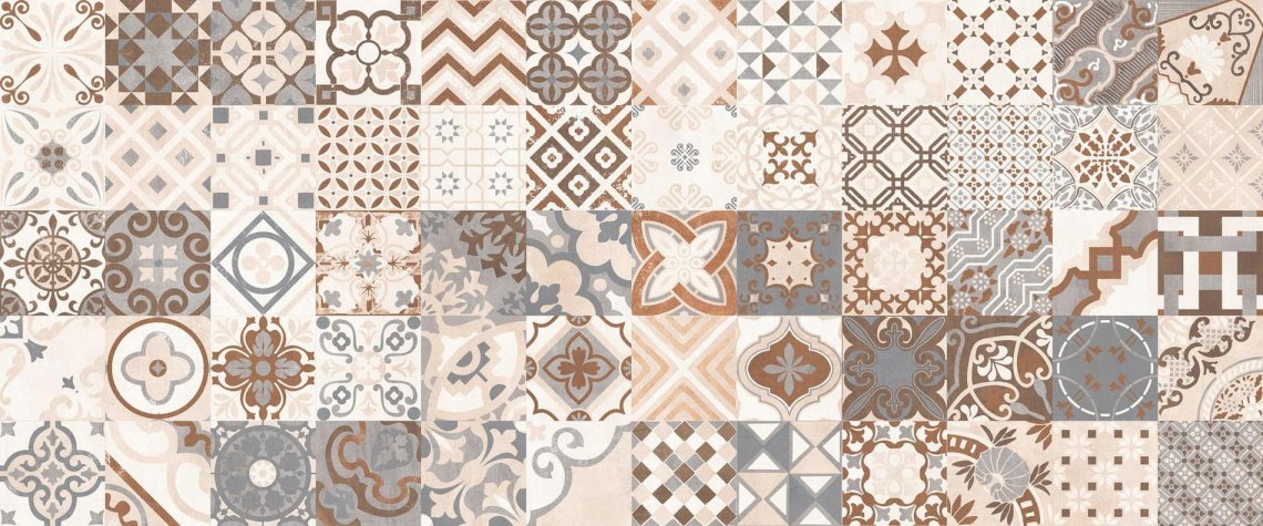 Casalgrande Padana Opus Cementina Multicolor Beige Mix 20x20