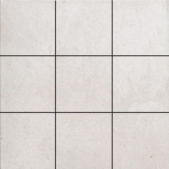 Casalgrande Padana Pietra Bauge Mosaico Bianca 10x10 30x30