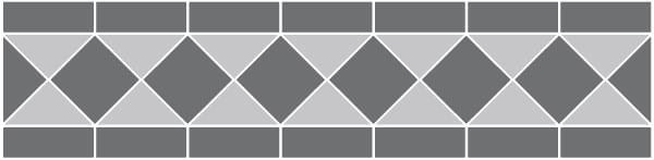 CE.SI Art Deco Bordure 3 24.5x28