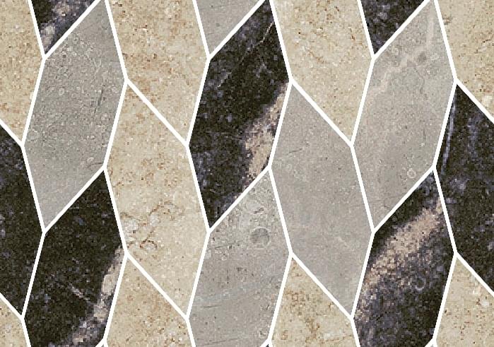 Century Contact Fashion Mix Black Mosaico Su Rete Molata 22x31