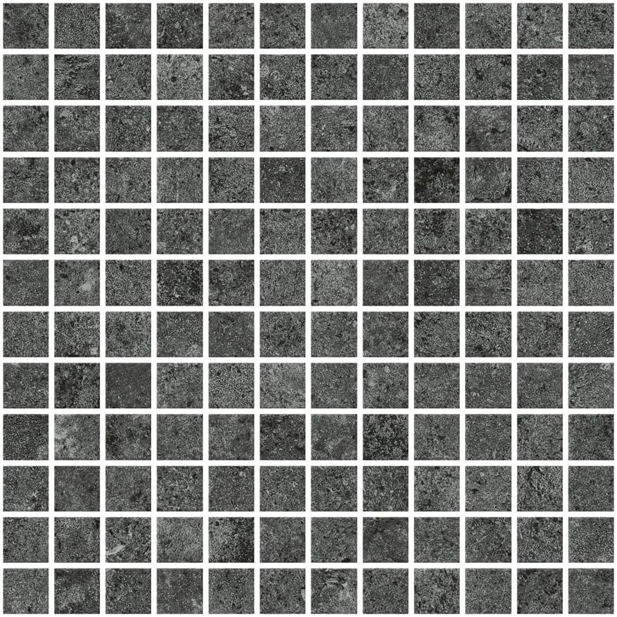 Century Glam Antracitemosaico Su Foglio 30x30