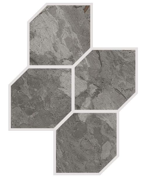 Cerdomus Karnis Mosaico Concept Charcoal Matt 30x40
