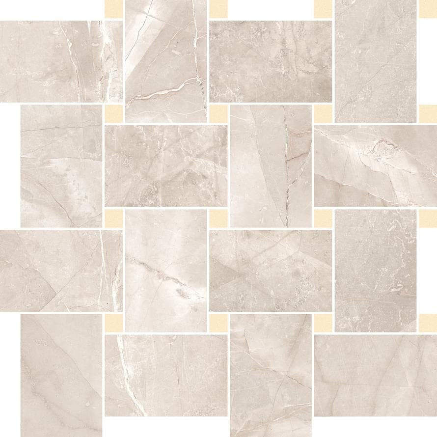 Cerdomus Pulpis Contrasti Tortora Con Tozzetto Oro 30x30