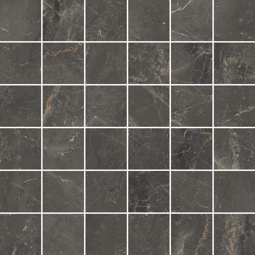 Cerdomus Sybil Mosaico Black Levigato 30x30