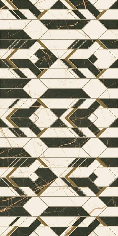 Classica Fancy White Inserto Gloss 30x60