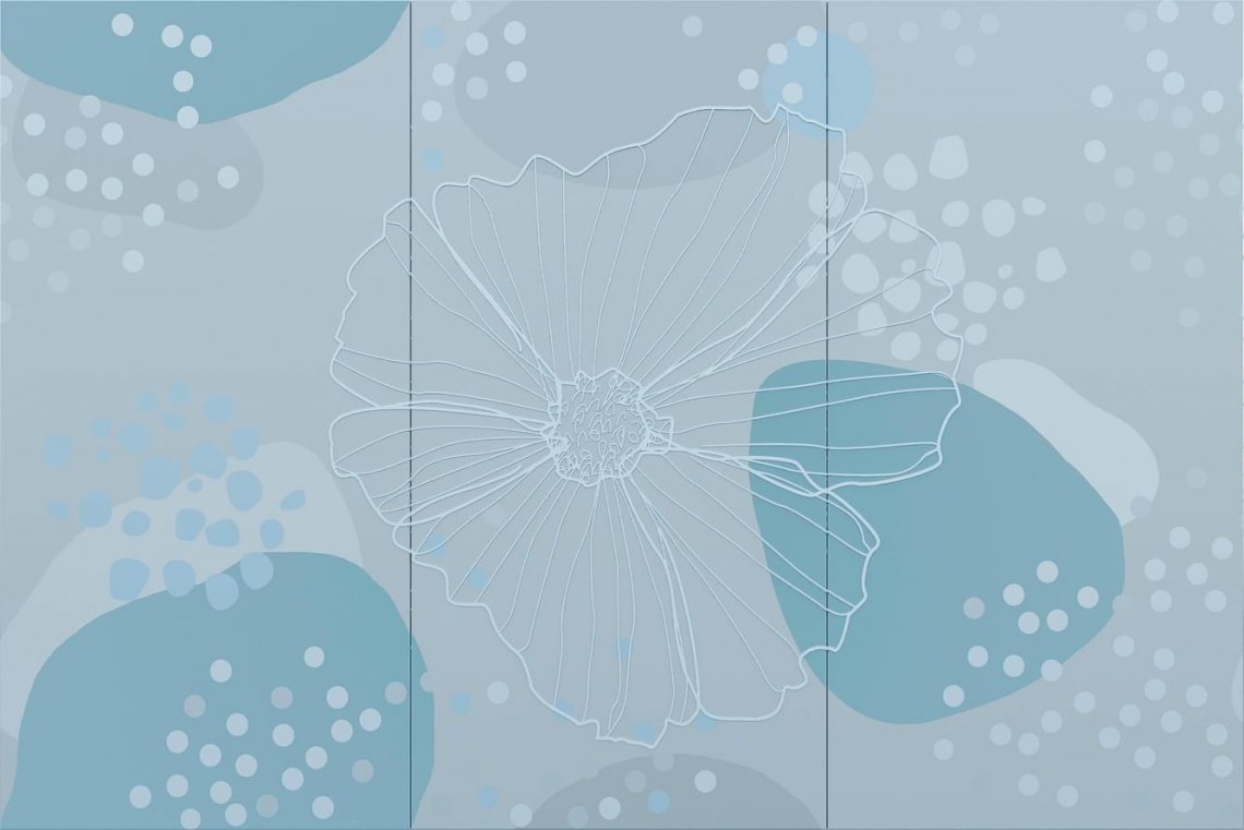 Creto Pastel Панно Montage Set 3 Pcs 30x60