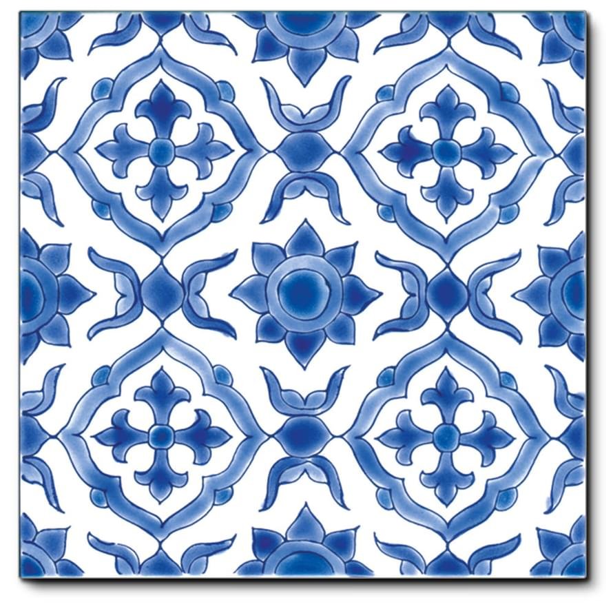 Diffusion Doremail Mediterraneens Carreau Maya Lavande 20x20