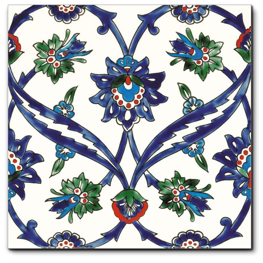 Diffusion Doremail Orientaux Carreau Izmir Bleu 20x20