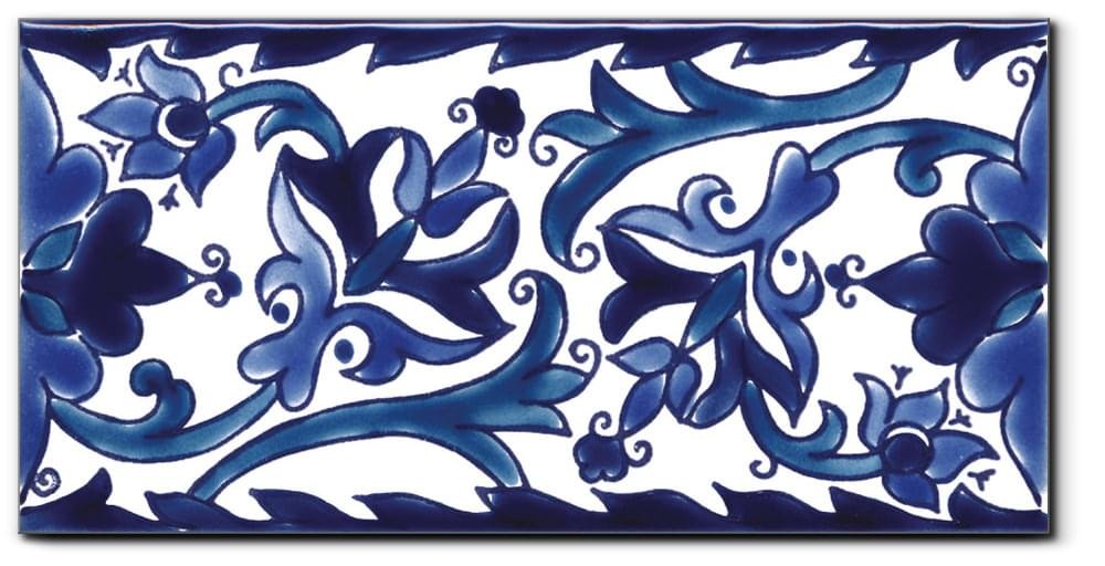 Diffusion Doremail Orientaux Frise Samarra Bleu 10x20