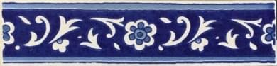 Diffusion Doremail Tradition Frise Zina Bleu 5x20