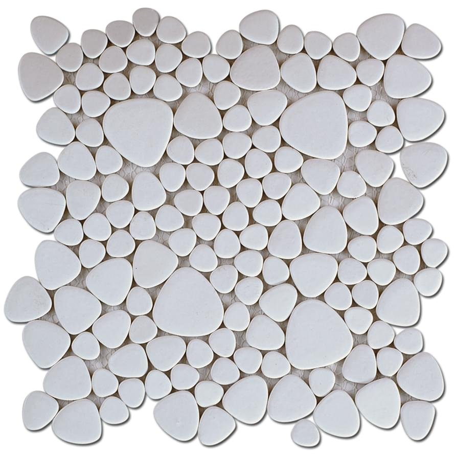 Diffusion Galets Japonais Blanc Mat 100 26x26