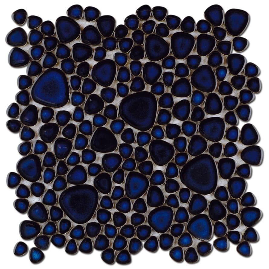 Diffusion Galets Japonais Bleu De Chine 18 26x26