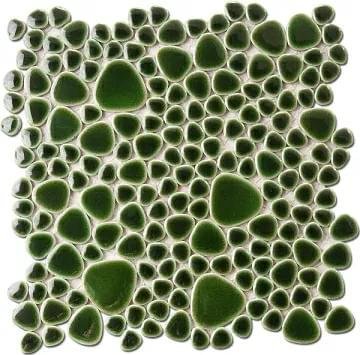 Diffusion Galets Japonais Vert Anglais Craquele 06 26x26