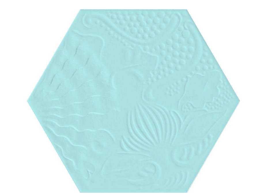 Diffusion Hexagon Gaudi Aqua 22x25